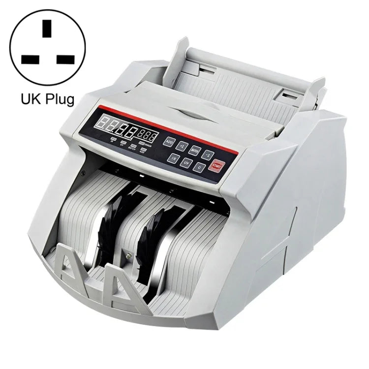 Máy đếm tiền đa tiền tệ 2108UV/IR 220V, Thông số kỹ thuật: Phích cắm UK, 220V Phích cắm UK