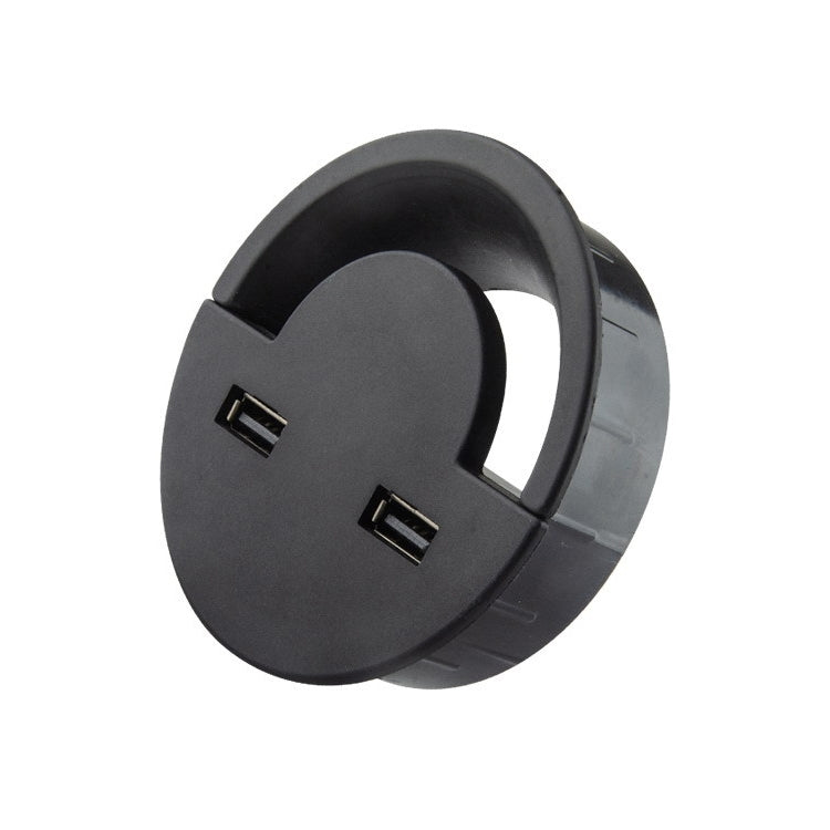 Nắp lỗ dây cáp USB trên bàn 60mm, giá cuộn tròn, 60mm
