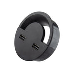Nắp lỗ dây cáp USB trên bàn 60mm, giá cuộn tròn, 60mm