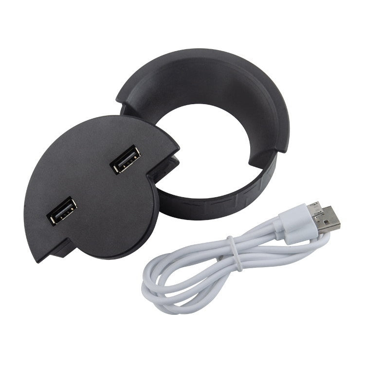 Nắp lỗ dây cáp USB trên bàn 60mm, giá cuộn tròn, 60mm