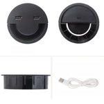 Nắp lỗ dây cáp USB trên bàn 60mm, giá cuộn tròn, 60mm