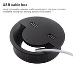 Nắp lỗ dây cáp USB trên bàn 60mm, giá cuộn tròn, 60mm