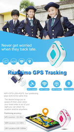 REACHFAR V28 Thiết bị định vị mini GSM kiểu vòng cổ LBS WiFi AGPS có chức năng SOS, RF-V28