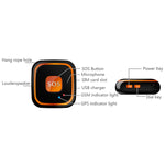 V28 Thiết bị định vị mini GSM kiểu vòng cổ LBS WiFi AGPS có chức năng SOS, V28