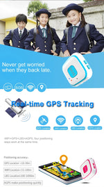 V28 Thiết bị định vị mini GSM kiểu vòng cổ LBS WiFi AGPS có chức năng SOS, V28