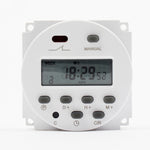 CN101A Công tắc thời gian vi xử lý DC12V Bộ hẹn giờ kỹ thuật số LCD, DC12V