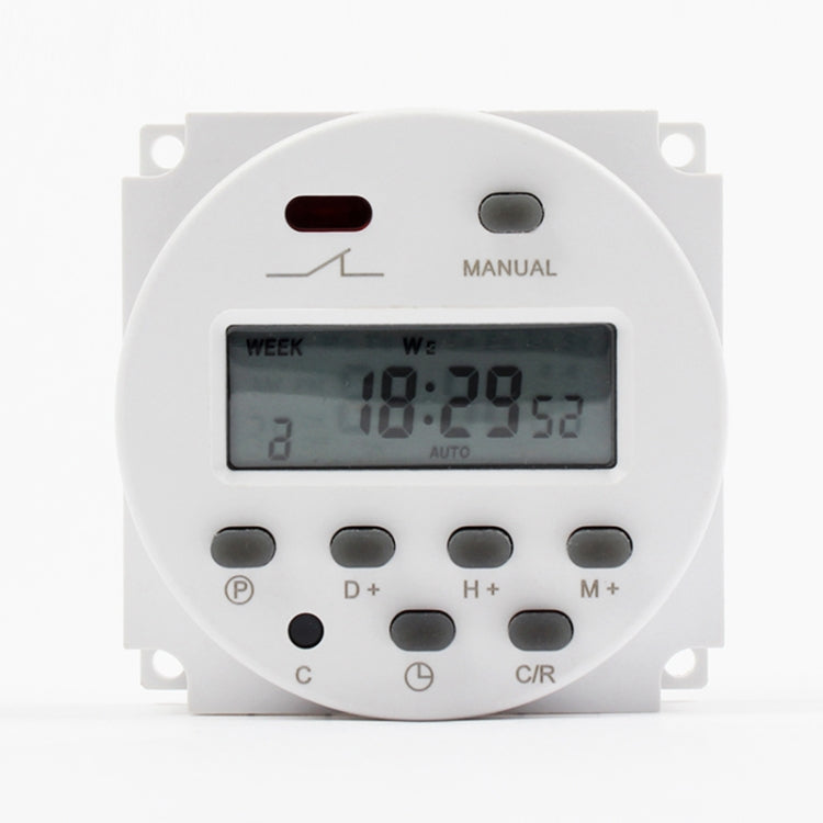 CN101A Công tắc thời gian vi xử lý DC12V Bộ hẹn giờ kỹ thuật số LCD, DC12V