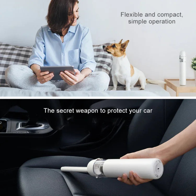 Máy hút bụi cầm tay di động Xiaomi Mijia 120W 13000Pa chính hãng, dụng cụ làm sạch bắt bụi cho ô tô và gia đình, máy hút bụi