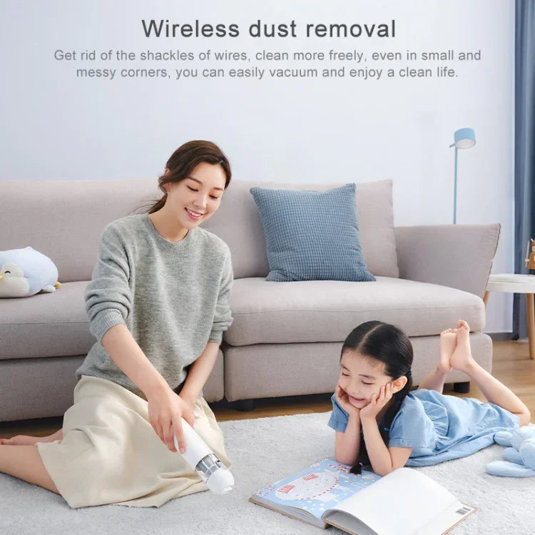 Máy hút bụi cầm tay di động Xiaomi Mijia 120W 13000Pa chính hãng, dụng cụ làm sạch bắt bụi cho ô tô và gia đình, máy hút bụi