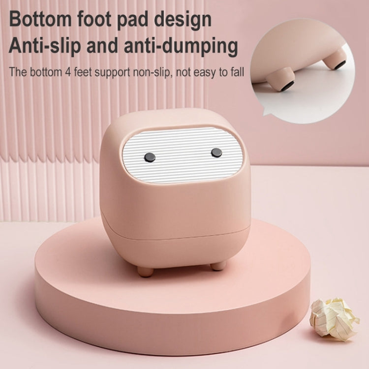 Thùng rác để bàn mini hai lớp có nút đẩy
