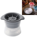 Khay làm đá viên hình cầu cho rượu whisky và rượu vang bằng silicone có nắp đậy