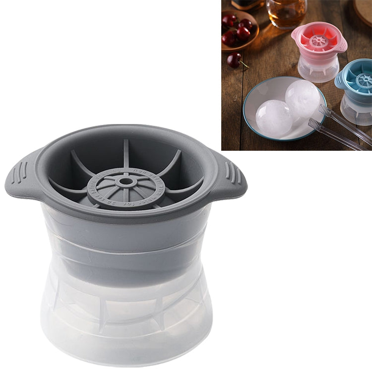 Khay làm đá viên hình cầu cho rượu whisky và rượu vang bằng silicone có nắp đậy