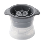 Khay làm đá viên hình cầu cho rượu whisky và rượu vang bằng silicone có nắp đậy