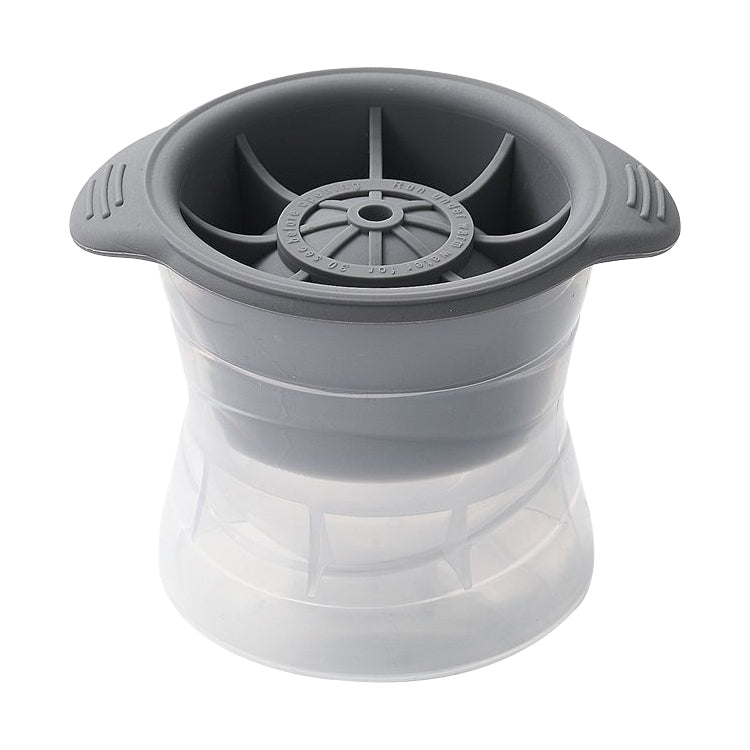 Khay làm đá viên hình cầu cho rượu whisky và rượu vang bằng silicone có nắp đậy