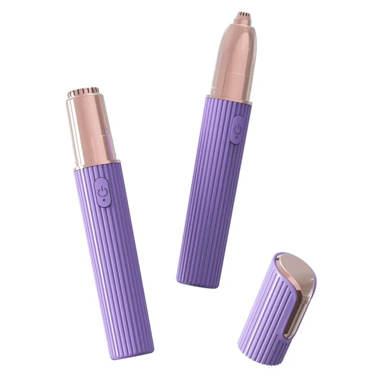 Tông đơ cắt lông mày điện đa chức năng di động YJK098 (Đen), YJK098 (Tím)