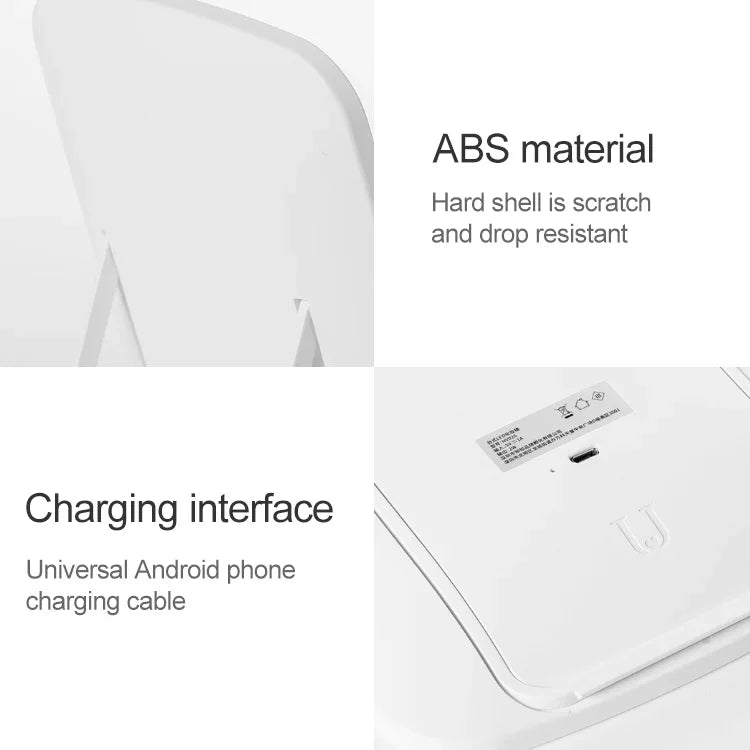 Gương trang điểm gập di động Xiaomi Youpin Jordan&Judy có đèn LED, đèn bàn trang điểm