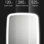 Gương trang điểm gập di động Xiaomi Youpin Jordan&Judy có đèn LED, đèn bàn trang điểm