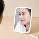 Gương trang điểm gập di động Xiaomi Youpin Jordan&Judy có đèn LED, đèn bàn trang điểm