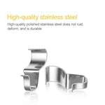 Bộ 10 móc treo tường inox ẩn sáng tạo không khoan, móc treo không khoan