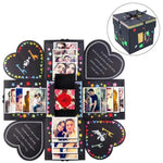 Album ảnh thủ công sáng tạo DIY, sách kỷ niệm, hộp quà bất ngờ nổ, phiên bản hoàn thiện + PVC, album ảnh thủ công