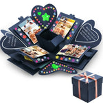 Album ảnh thủ công sáng tạo DIY, sách kỷ niệm, hộp quà bất ngờ nổ, phiên bản hoàn thiện + PVC, album ảnh thủ công