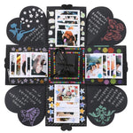 Album ảnh thủ công sáng tạo DIY, sách kỷ niệm, hộp quà bất ngờ nổ, phiên bản hoàn thiện + PVC, album ảnh thủ công