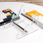 Giá đỡ bàn phím acrylic trong suốt hai lớp tháo rời YX003-2