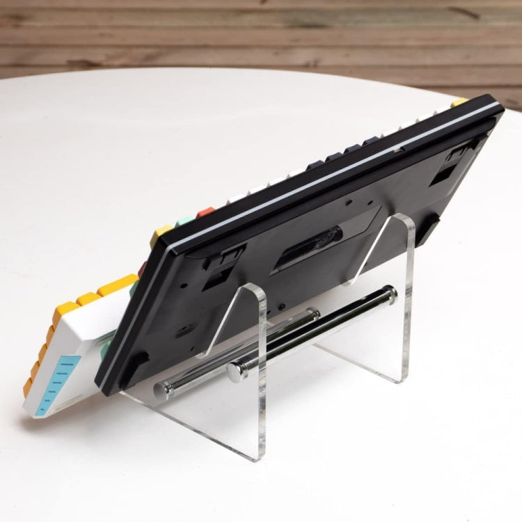 Giá đỡ bàn phím acrylic trong suốt hai lớp tháo rời YX003-2