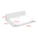 Giá treo tường acrylic 2 chiếc YX005