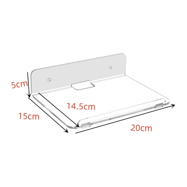 Giá treo tường acrylic 2 chiếc YX005