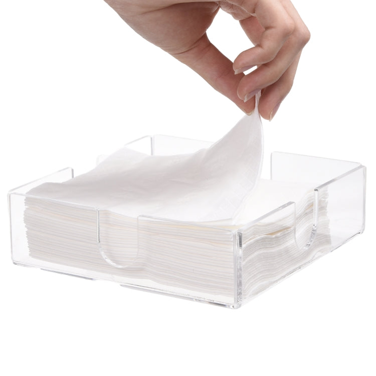 Giá đựng khăn giấy acrylic trong suốt YX011