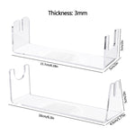 Bộ 2 chiếc giá đỡ dao trưng bày dao quân đội Thụy Sĩ acrylic YX021-3, YX021-3