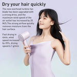 Máy sấy tóc điện ion âm Xiaomi Mijia H301 chính hãng, sấy nhanh, phích cắm Mỹ, H301 (Xanh lá), H301 (Tím)