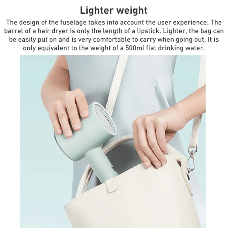 Máy sấy tóc điện ion âm Xiaomi Mijia H301 chính hãng, sấy nhanh, phích cắm Mỹ, H301 (Xanh lá), H301 (Tím)
