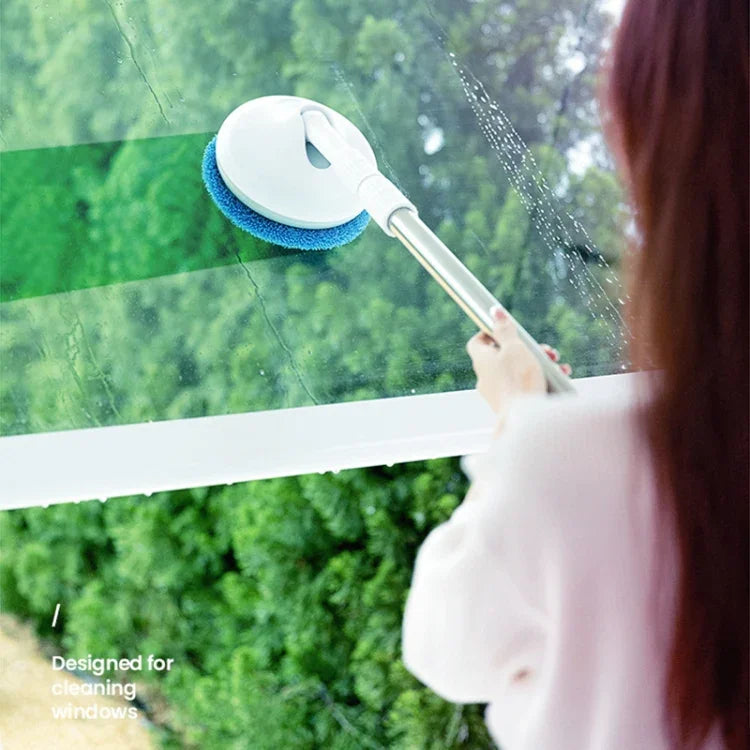 Máy lau kính thông minh điện không dây có thể kéo dài