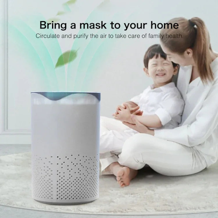 Máy lọc không khí ion âm di động khử trùng UV hình vuông, Máy tạo ẩm không khí ô tô và gia đình, Khử trùng UV hình vuông