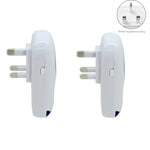Máy đuổi muỗi, chuột, côn trùng siêu âm điện tử 3W có đèn, phích cắm Mỹ, AC 90-240V, phích cắm Anh, phích cắm Mỹ