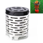 Vỏ bọc lò sưởi inox cho cắm trại ngoài trời, vỏ bọc lò sưởi mini cho lều, bọc lò sưởi hồng ngoại