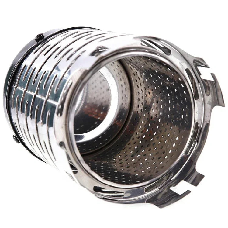 Vỏ bọc lò sưởi inox cho cắm trại ngoài trời, vỏ bọc lò sưởi mini cho lều, bọc lò sưởi hồng ngoại
