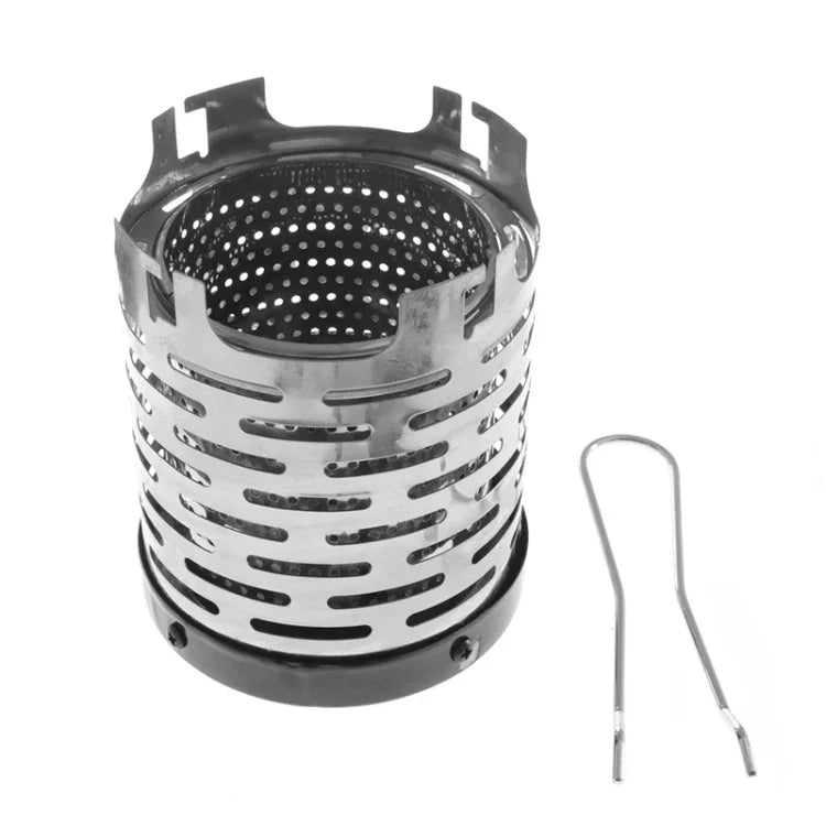 Vỏ bọc lò sưởi inox cho cắm trại ngoài trời, vỏ bọc lò sưởi mini cho lều, bọc lò sưởi hồng ngoại