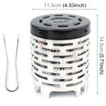 Vỏ bọc lò sưởi inox cho cắm trại ngoài trời, vỏ bọc lò sưởi mini cho lều, bọc lò sưởi hồng ngoại