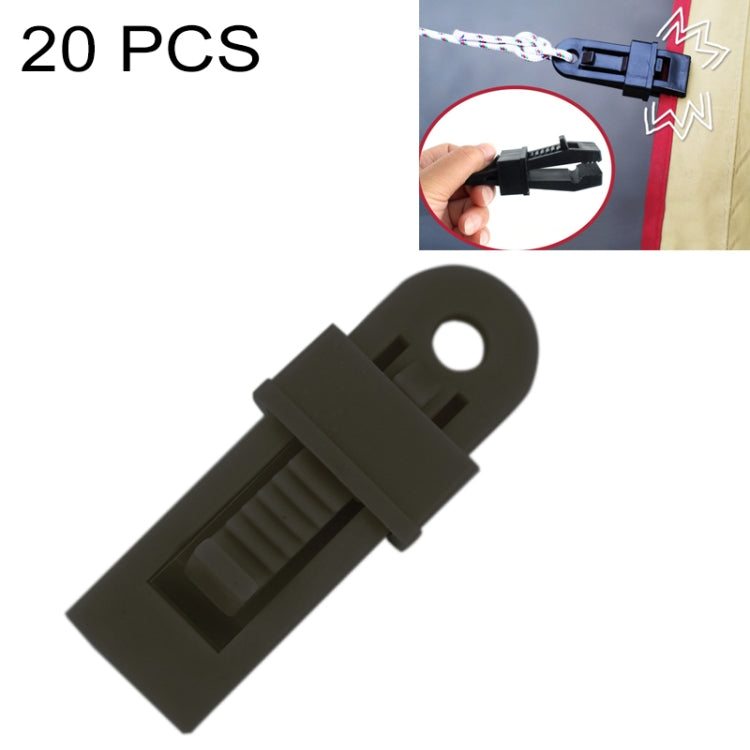 20 kẹp cố định dây buộc chống gió mái hiên lều ngoài trời đa chức năng