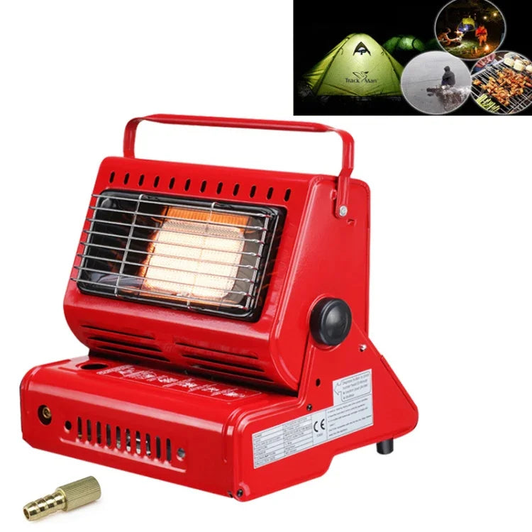 Bếp gas sưởi ấm đa năng di động cho chuyến cắm trại ngoài trời, dùng bình gas đôi (không bao gồm), bình gas đôi