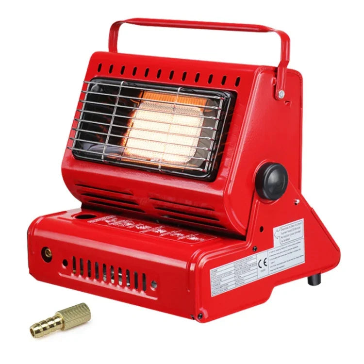 Bếp gas sưởi ấm đa năng di động cho chuyến cắm trại ngoài trời, dùng bình gas đôi (không bao gồm), bình gas đôi