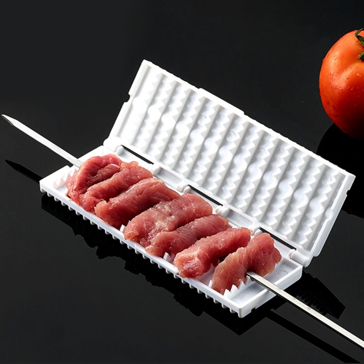 Dụng cụ xiên thịt rau củ máy dây nướng BBQ chức năng, xiên rau củ