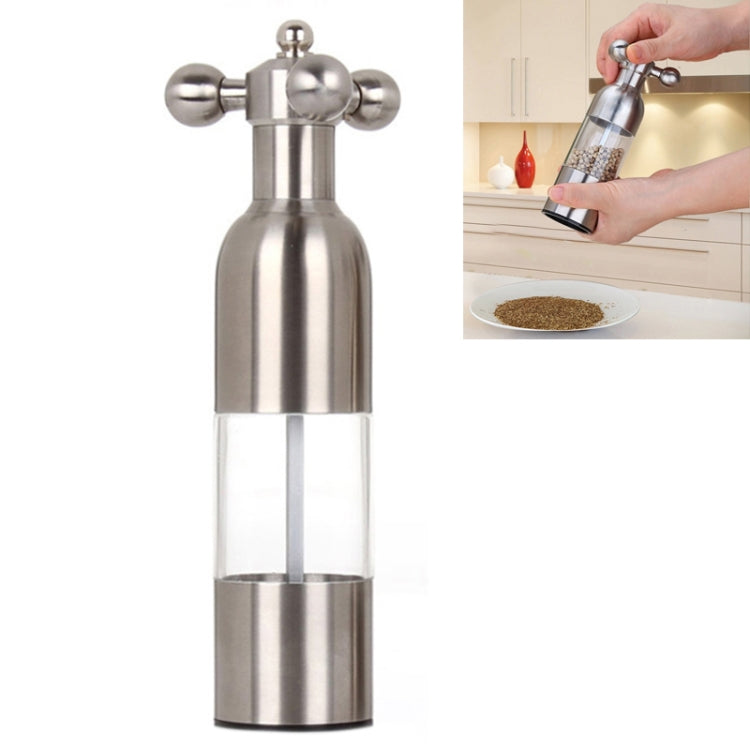 Máy xay tiêu hình bánh lái thép không gỉ MICLAN 304, Kích thước: S, S