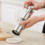 Máy xay tiêu hình bánh lái thép không gỉ MICLAN 304, Kích thước: S, S
