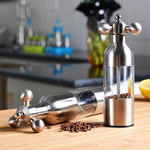 Máy xay tiêu hình bánh lái thép không gỉ MICLAN 304, Kích thước: L, L