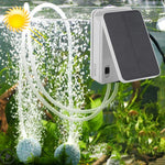 Bơm khí bể cá năng lượng mặt trời gập 5V, phích cắm US, máy tạo oxy năng lượng mặt trời