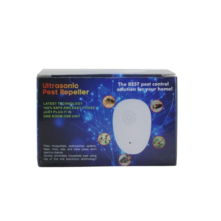 Máy đuổi côn trùng siêu âm AC 90-250V, máy đuổi muỗi, máy diệt côn trùng, phích cắm Mỹ